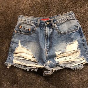 Denim festival shorts